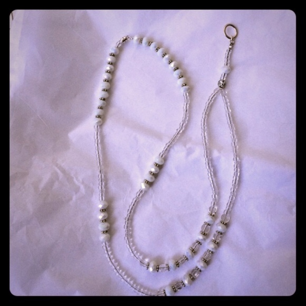 Opal Beaded Lanyard